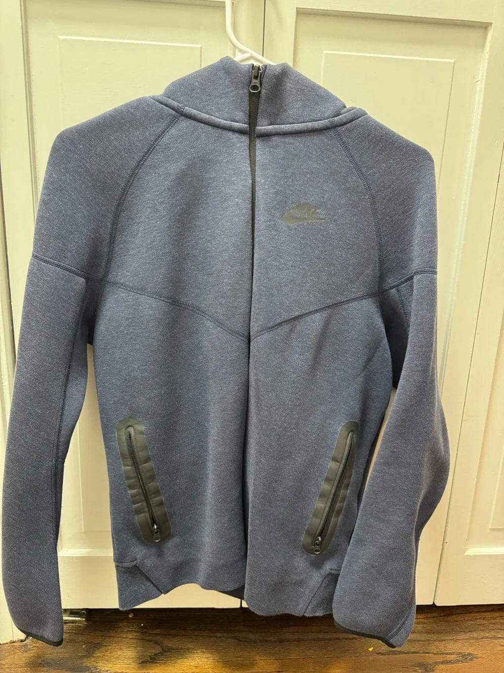 Nike Heather Slate Blue Full-Zip Tech Jacket